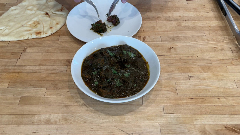 Saag Gosht – Saag Lamb – Spinach Lamb Curry saaggosht002